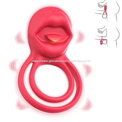 Male Vibrating Soft Silicone Peni*s Ring Ejaculatio*n Delay Premium Sex Toy Licker Design Stronger Thrill