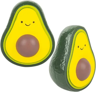 HUAYI Play Food Children Scented Slow-Rise Stress Toys Avocado Squeeze Toys for Kids