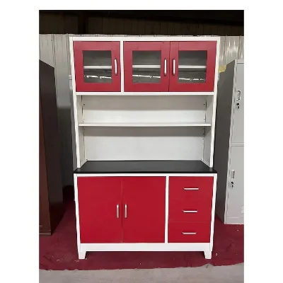 Custom Steel Kitchen Storage Cabinet China Cheap Metal Cupboard with Drawers for the Kitchen Meuble De Cuisine Moderne En Acier
