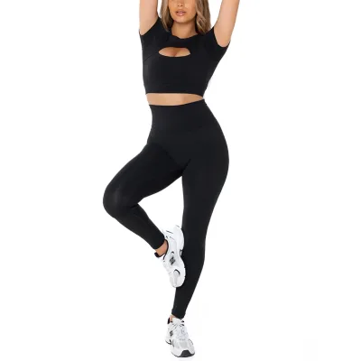 High Waist Eco-Friendly Workout Leggings for Women New Casual Knitted for Yoga Everyday Fitness Activities Pockets Included