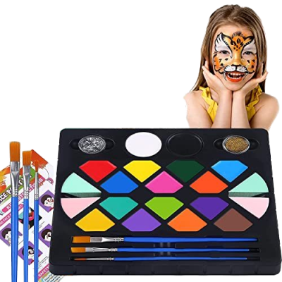 Happy Birthday Cosplay Body Paint Face Paint for Kids Adult Using Face and Body Paint Palette