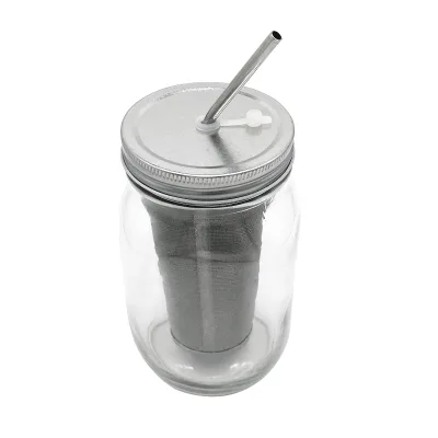 1 Gallon Kangshuo Deluxe Cold Brew Iced Coffee Maker Logo Filter Cold Brew Coffee Maker Mason Jar