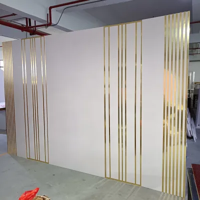 Factory Hot Sale Wedding Supplies Stage Decoration High Quality White Acrylic Backdrop Wedding Decoration