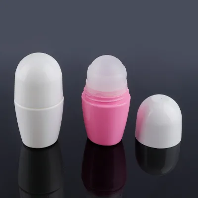 Cosmetic Skin Packaging 50ml Roll-on Bottle Plastic Roll on Depderant Bottles Round,frasco Roll on 50ml,plastic Bottle Roll on