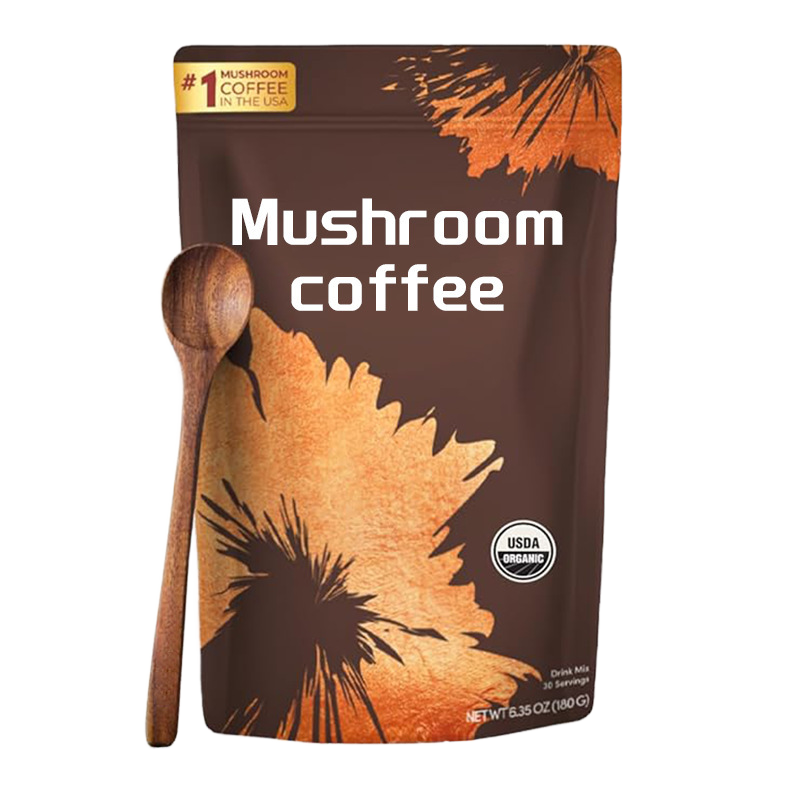 Instant Mushroom Coffee Blend Powder Private Label Natural Organic Mushroom Coffee for Relaxation