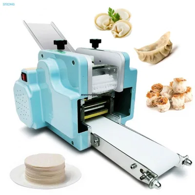 Tabletop Dumpling Siomai Spring Roll Wonton Pierogi Wrapper Skin Machine 110V/220V Gyoza Skin Maker Machine Price