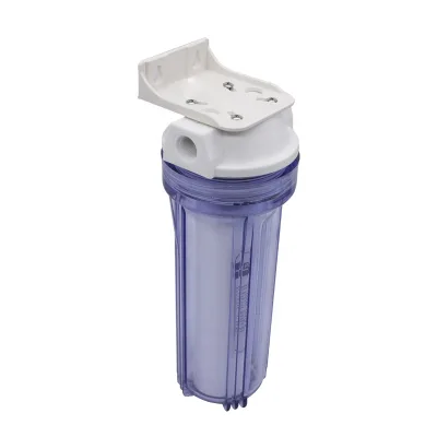 China Manufacturer 10" Plastic Transparent Housing Cleaner Drinking Prefilter Water Filter