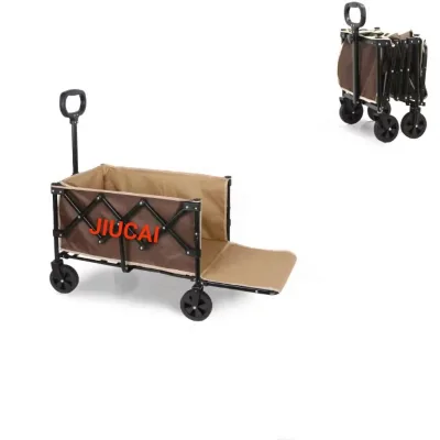 Heavy Duty Folding Wagon Carrello Da Spiaggia Pieghevole Portable Utility Wagon for Beach Use
