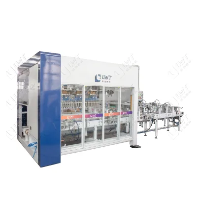 Automatic Chemical Products Facial Cleanser Case Packer for Facial Cleanser Carton Packaging Machine Line