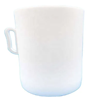 Ex-Lab 10L White PTFE Beaker with Handle Resistant to Acids and Alkalis