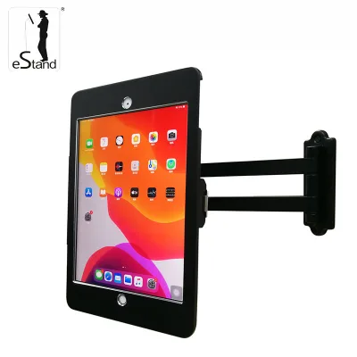 EStabd BR23013WR2 Telescopic Long Arm 10.2 Inches Tablet Wall Mounted Enclosure Security for iPad 7 8 9 Gen Shop / Store Display