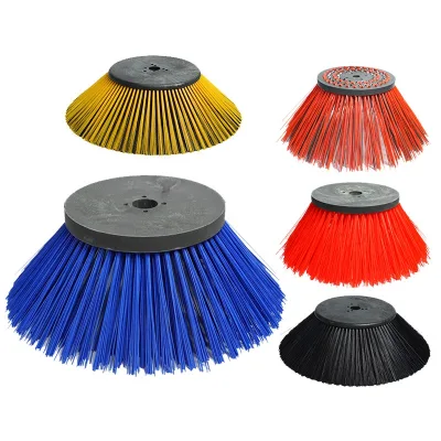 Custom Outdoor Sanitation Sweeper Disc Brush Custom Mixed Steel Wire Nylon Bristle for Parking Lot Factory Road Cleaning