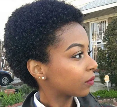 Longfor Wholesale Afro Wig Breathable Mechanism Human Hair African Curly Hair for Women