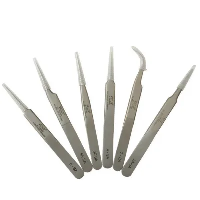 Rubber Tipped Tweezers Replaceable Tip Esd Tweezers