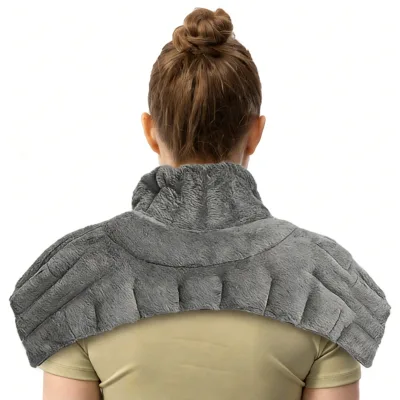 Shoulder Brace Support Natural Grain Millet Flaxseeds Clay Beans Microwave Heating Pillow Reusable Back Neck Shoulder Warm Pad