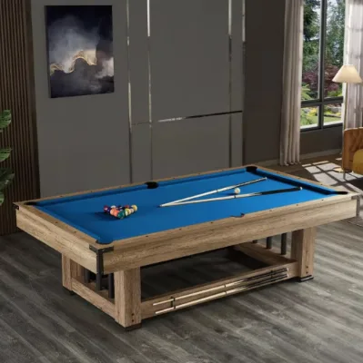 American-style Pool Table for Home & Commercial Use, High-density Board / Marble, No Assembly Required, 3-in-1 Multi-functional