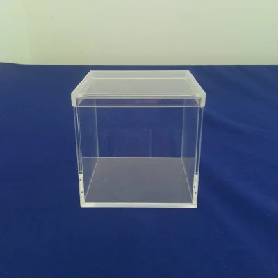 Clear Square Stackable Detachable Lid Bottom Large Plastic Acrylic Eco-friendly Home Use Storage Box 3-6L Capacity Portable