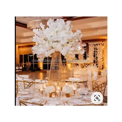 Gold Flower Stand Backdrop Stand for Decoration Flower Wall Backdrop