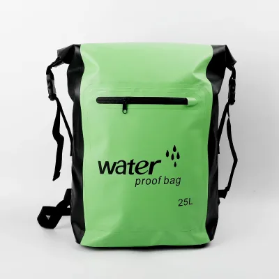Manufacturer Custom Logo 500D PVC Tarpaulin Camping Dry Sack 25L Outdoor Waterproof Backpack Low MOQ Dry Bag