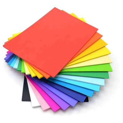 A4 Printing Copy Paper Wholesale Assorted Color Origami Paper Craft Paper A4 for Handmade Craft