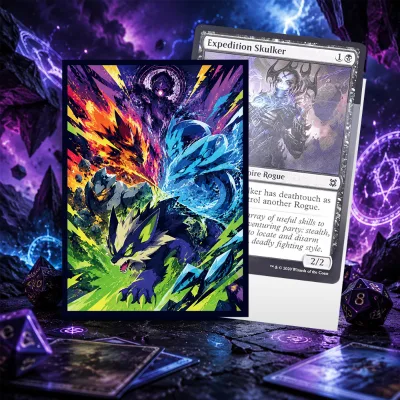 Premium Waterproof Plastic Square Card Protector Sleeves Custom Available for Trading Game Cards