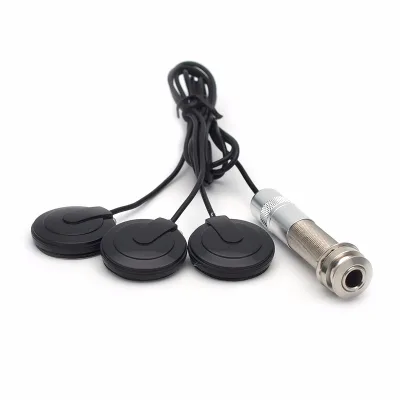 Acoustic Electric Piezo Transducer Microphone Contact Stick-on Guitar Pickups for Guitar Violin Ukulele Mandolin Banjo Cello