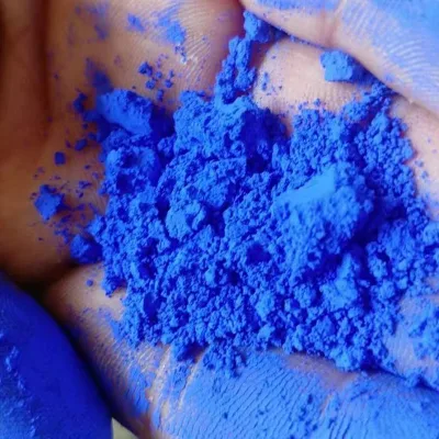 Ultramarine Blue Organic Pigment Powder for Cosmetic Pigment Dyeing Brightening Applications PET Bottle Flakes Staple Fibers