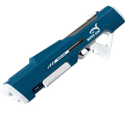 62CM Waterproof Automatic Water Absorption Electric Water Gun,Manual Auto 2 Mode Water Pistol,Continuous10 Meter Range Water Gun