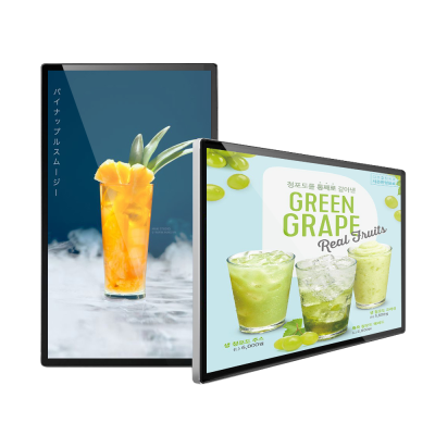 Wall Mounted Digital Menu Board LCD Advertising Billboard for Restaurant and Exhibition for Graphic Display
