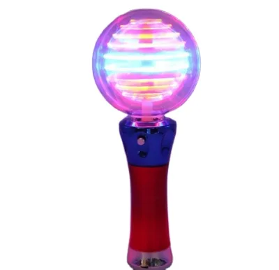 Children's Electronic Glowing Toys Flash Rotating Glow Stick LED Ball Lights