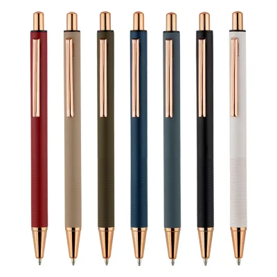 Nordic Style Click Metal Gel Pen Business Gift Pen Luxury Office Stationery Promotional Pen