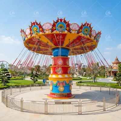Attractions Luxury Flying Chair Rides for Adults Flying Chair Carnival Ride 36 Seats Big Rotating Flying Chair