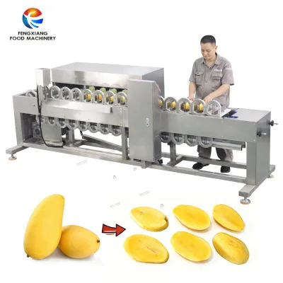 Industrial Mango Pitting Machine 40pcs/m Stainless Steel Mangoes Pit Removing Machine for Bulk Mango Processing