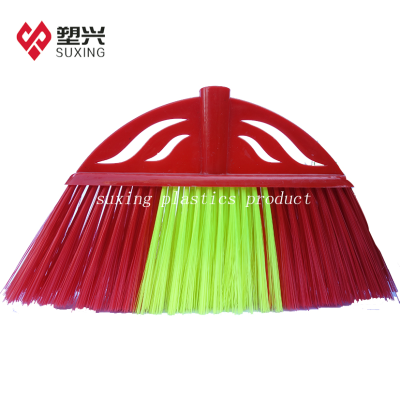 Plastic Broom With Shining Bristle