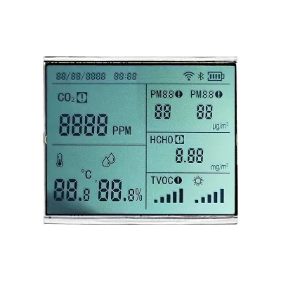 Rohs Display Module Lcd Custom 7 Segment Display square Lcd Displays for Hygrothermograph