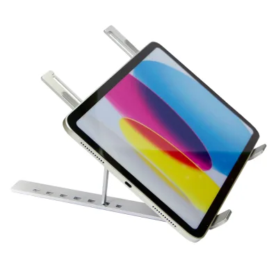 Factory Price Aluminum Adjustable Laptop Mobile Phone Stand Holder Metal Laptop-Halter Custom Designed for Support