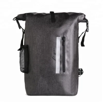 Custom Camping Hiking Swimming IPX6 TPU air Valve 25 Liter Float  Bag Backpack Waterproof