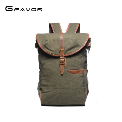 Vintage Wholesale Designer Leisure Trendy Unisex Canvas Day Rucksack School Bagpack Backpack Back Pack Bag