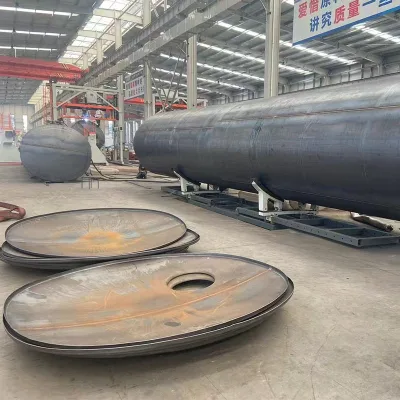 Factory Customization 11000mm Diameter 65mm Thickness Carbon Steel Torispherical Ellipsoidal Dished Heads