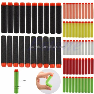 2018 Hot Selling Fun Soft EVA Bullet Target Dart Foam Toy Gun Shoot Dart