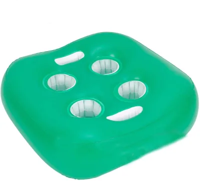 Inflatable Drink Holder_fruit and Drinking Coolers _all Kinds of Holders on Water_4 Holes Cup Holder Floatie