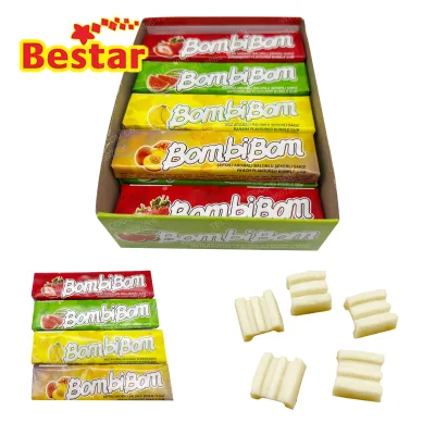 Chewing Gum Manufacturing Assorted Fruit Flavor Xylitol Chewing Gum Halal Candy Sweet Bubble Gum