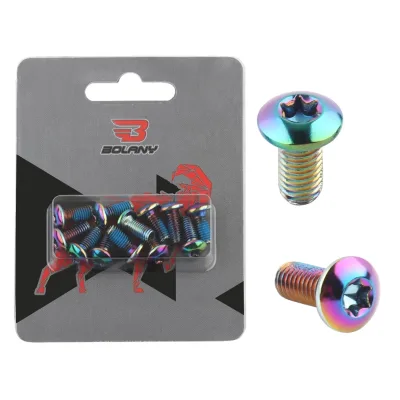 BOLANY Mountain Bike Bike Rotor Screws Bicycle Brake Rotor Screws Bicycle Accessories