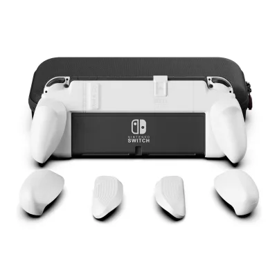 Skull & Co. NeoGrip with Replaceable Ergonomic Handle Grip for Nintendo Switch OLED & Regular Switch