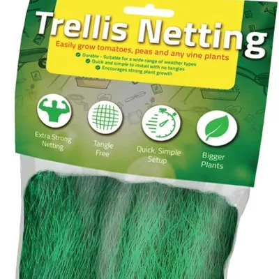 Trellis Netting for Climbing Garden Plants, Easy to Install Plant Net and Vegetable Netting to Grow Garden Flowers