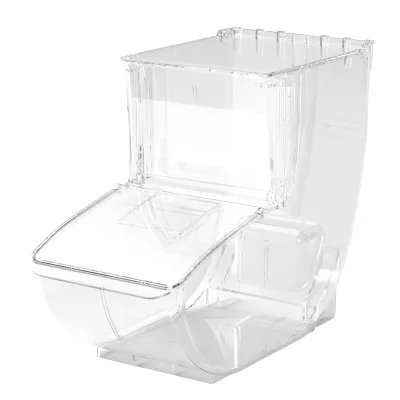Candy Store Display Acrylic Nuts Container Wholesale Candy Bin for Refillery and Micro Grocery