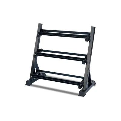 Iron Dumbbell Rack 3-Tier Heavy Duty Hexagonal Design Storage Rack for Home & Commercial Use Holds 5-100 Lbs