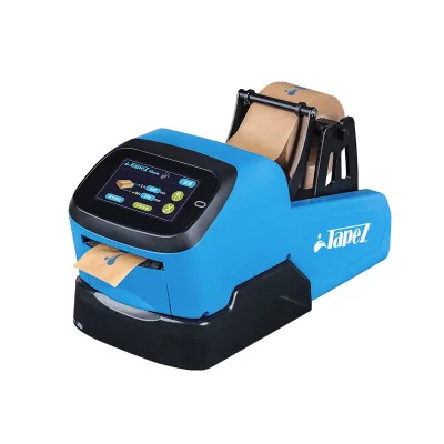 2025 New TapeZ Nova Automatic Gummed Paper Tape Dispenser 4.3 Inch Touchscreen for Warehouse