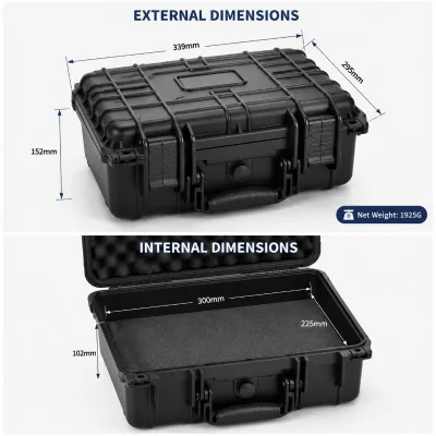 Custom Small IP67 Waterproof Hard Shell EVA Travel Tool Case Adjustable Strap Anti-Dust Protection 1 Year Warranty OEM/ODM