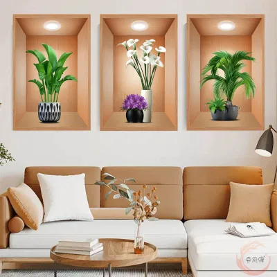 3d Effect Green Decorative Painting